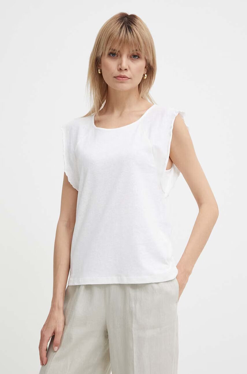 Pepe Jeans Ленена тениска KAI