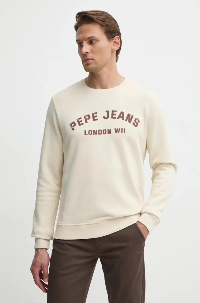 Pepe Jeans Памучен суичър ALDRIDGE CREW