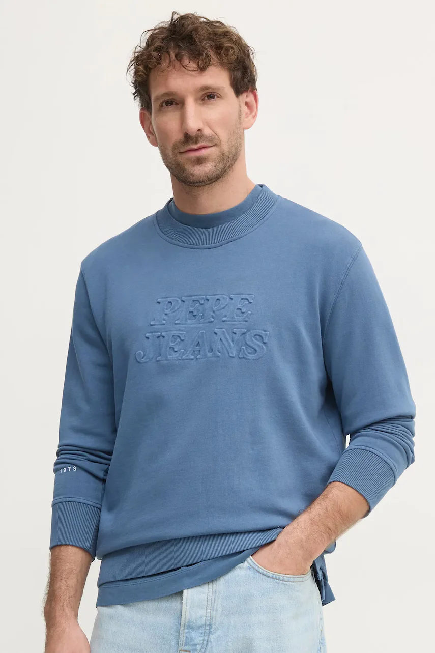 Pepe Jeans Памучен суичър DARIUS CREW
