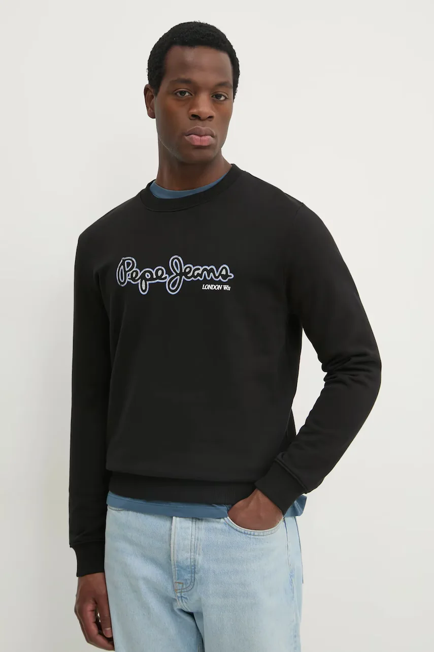 Pepe Jeans Памучен суичър DORIAN CREW