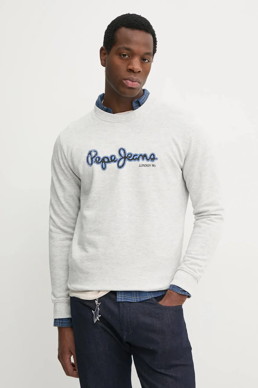 Pepe Jeans Памучен суичър DORIAN CREW