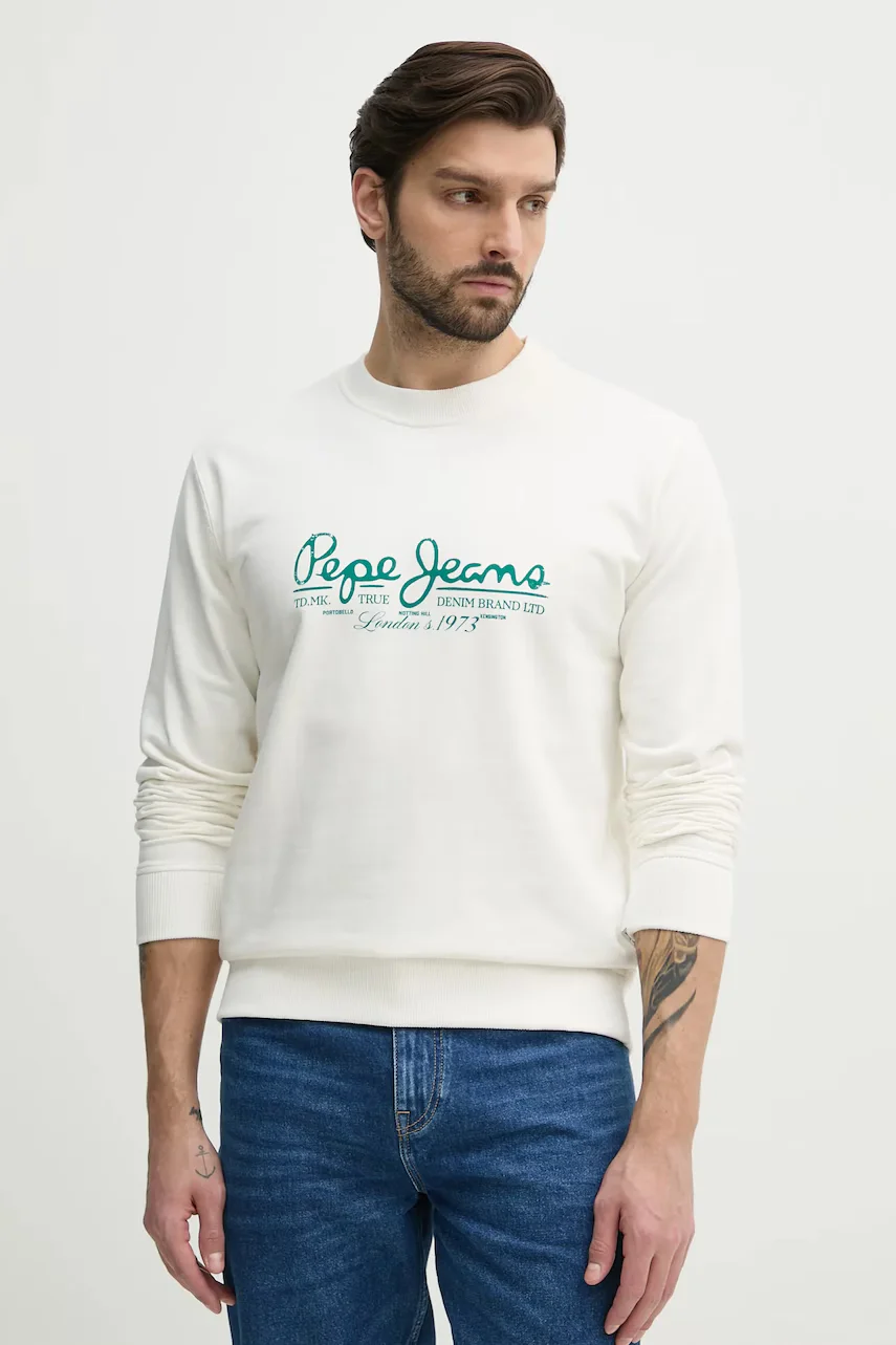 Pepe Jeans Памучен суичър DUMAS CREW