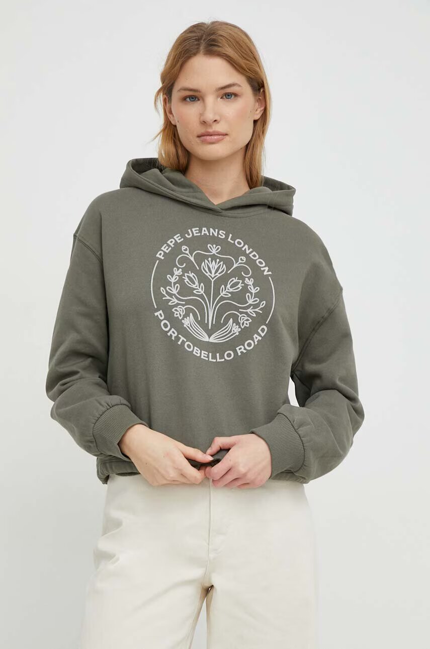 Pepe Jeans Памучен суичър HARIA