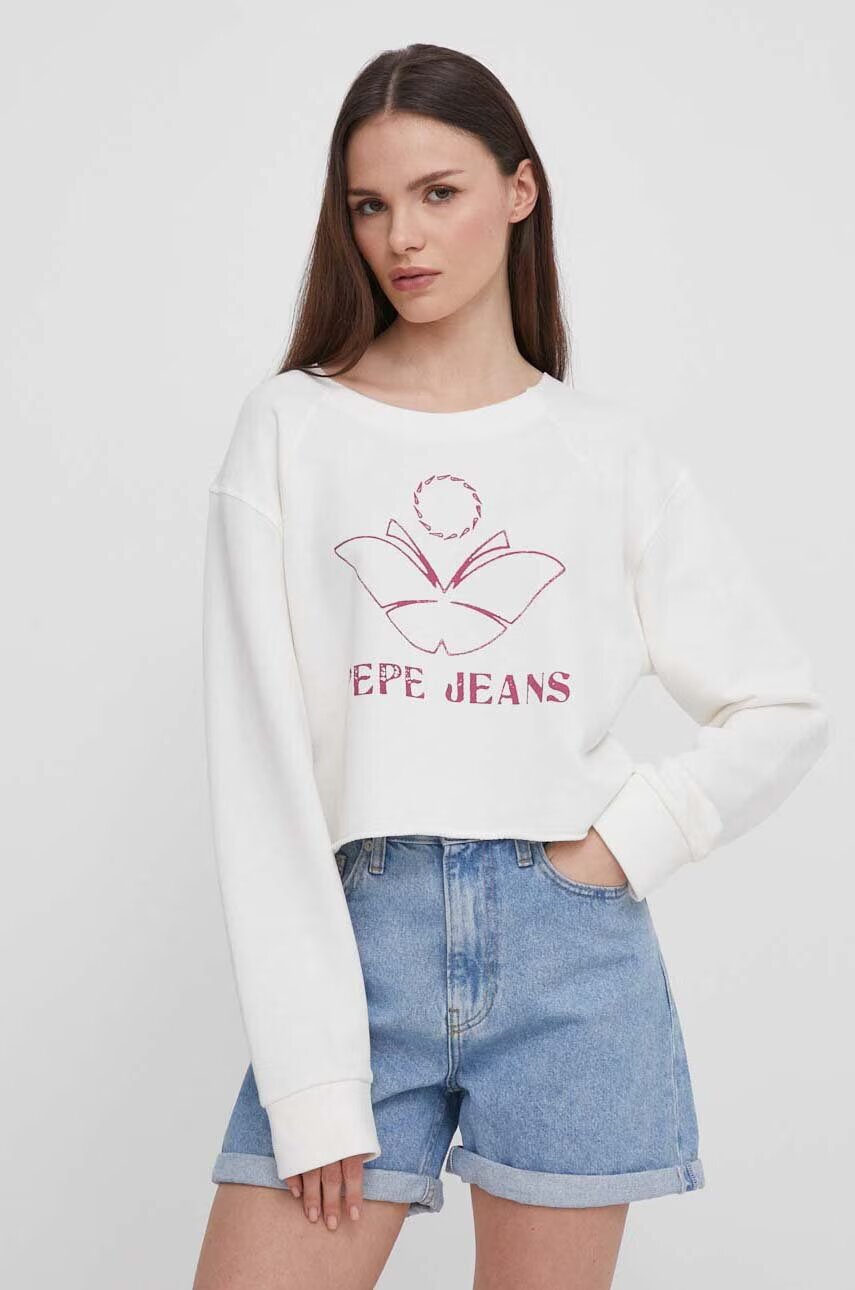 Pepe Jeans Памучен суичър Lorelai