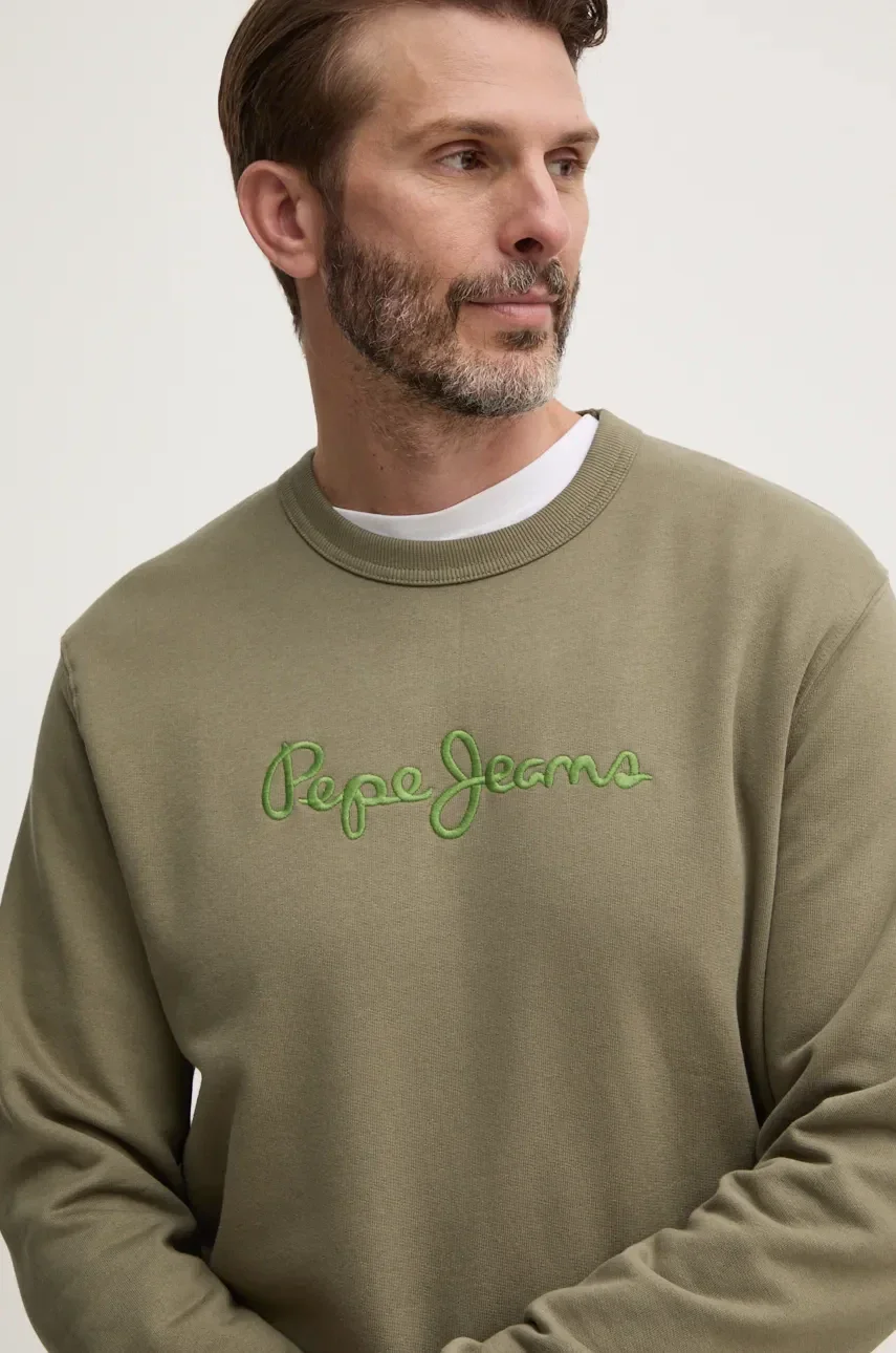 Pepe Jeans Памучен суичър NEW JOE CREW