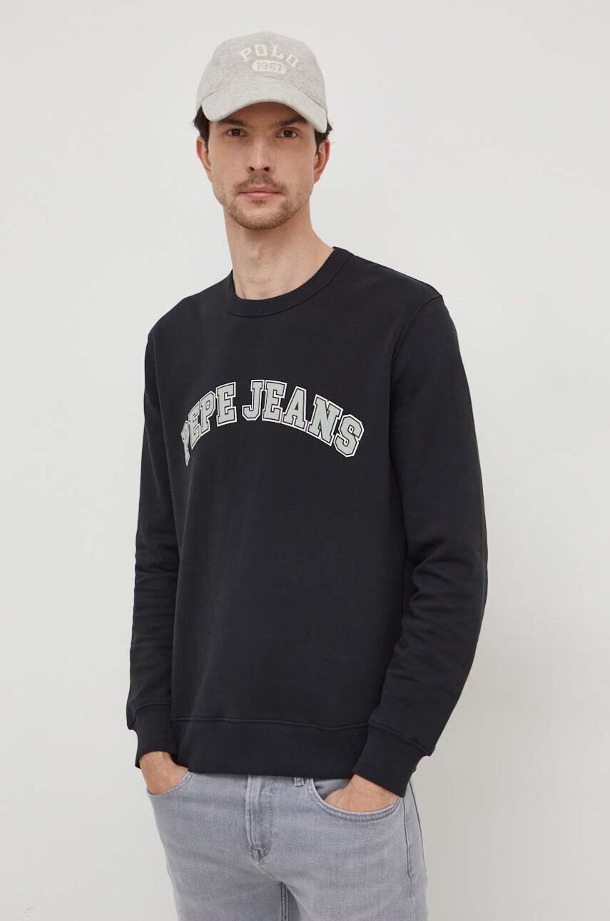 Pepe Jeans Памучен суичър Raven