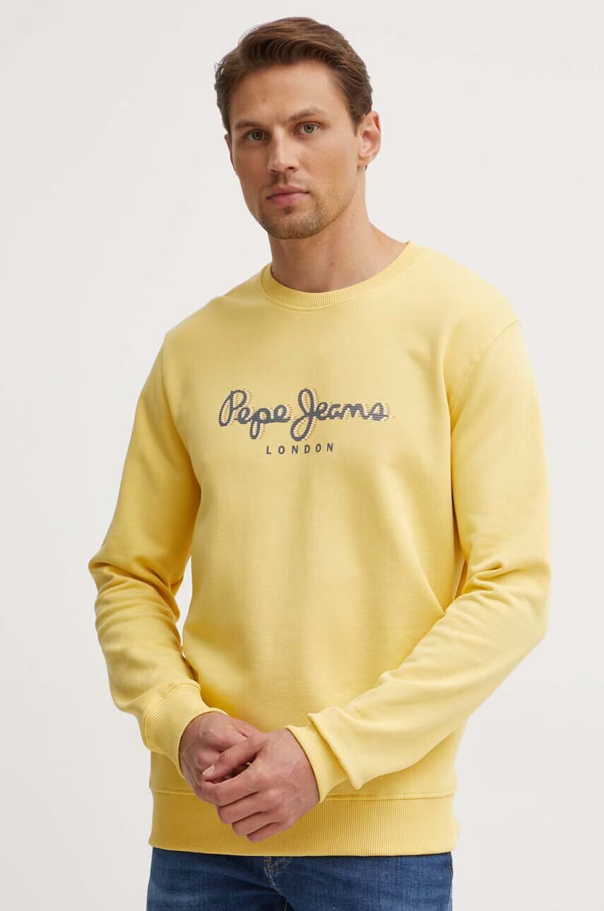 Pepe Jeans Памучен суичър SAUL CREW
