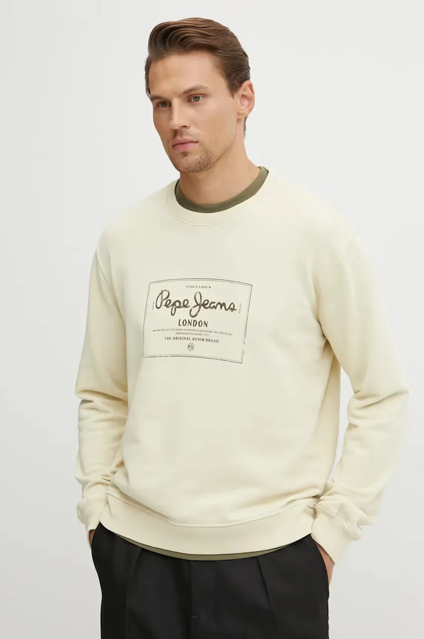 Pepe Jeans Памучен суичър SIMON