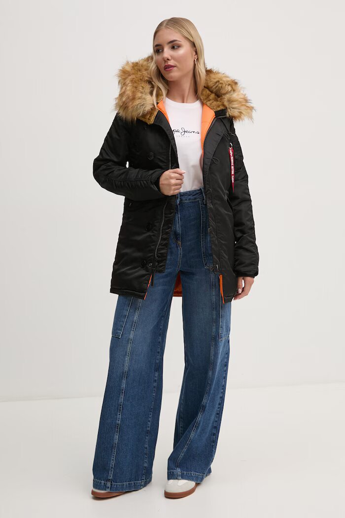Pepe Jeans Памучна блуза с дълги ръкави FIORE LS в бяло PL505947