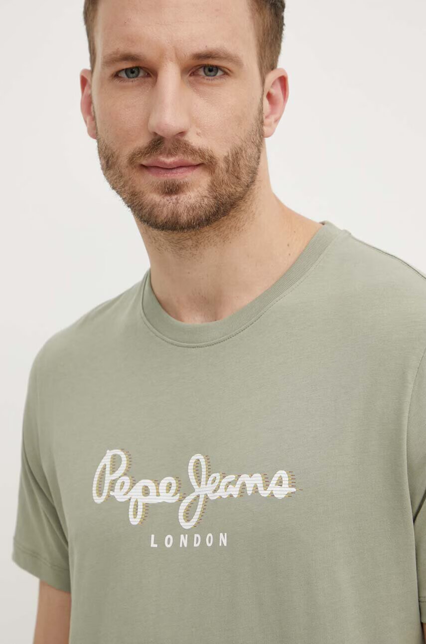 Pepe Jeans Памучна тениска ABEL