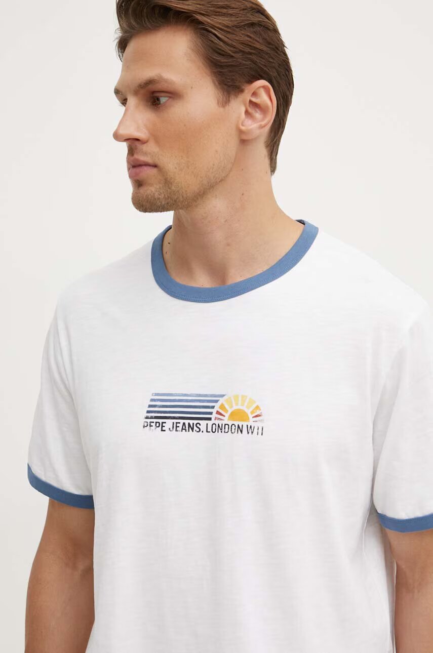 Pepe Jeans Памучна тениска ADAN