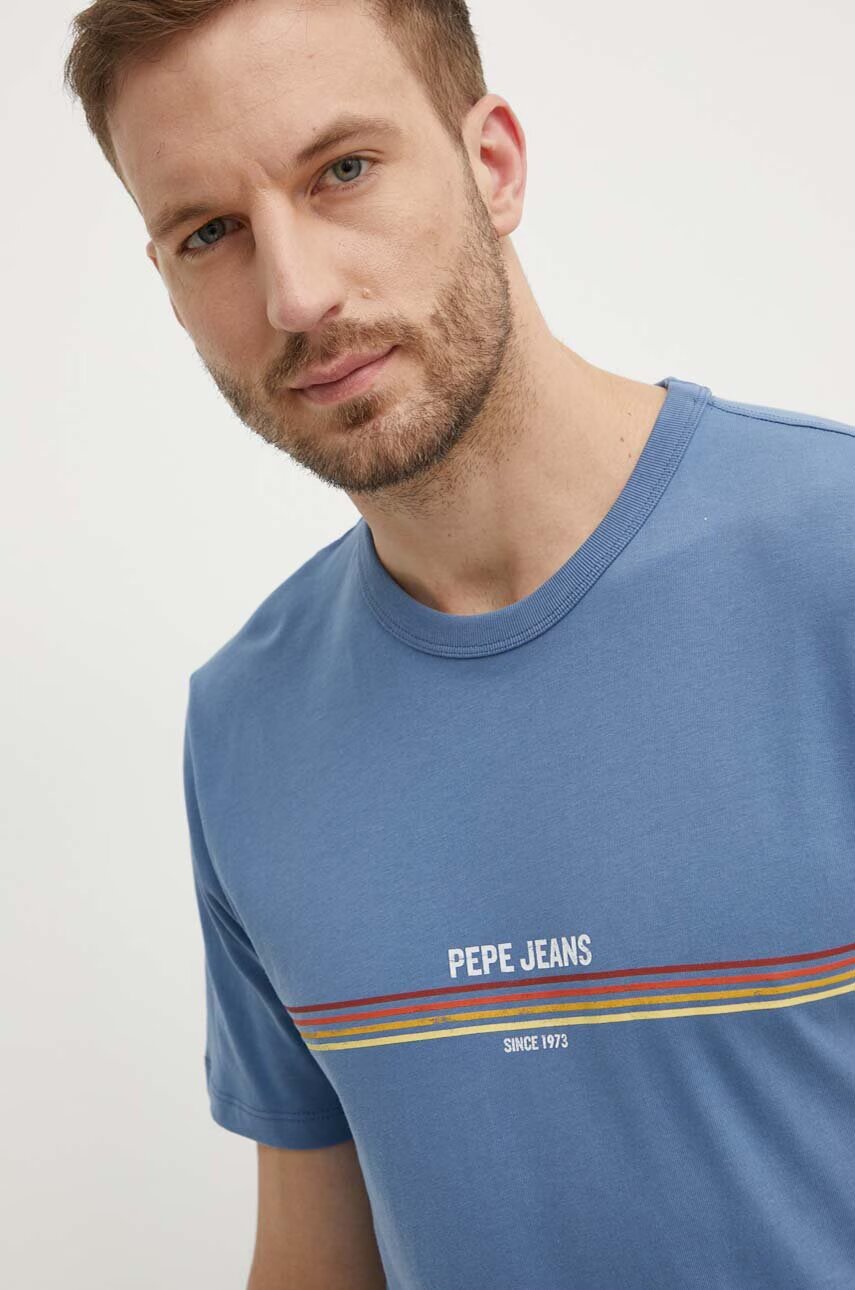 Pepe Jeans Памучна тениска ADUR