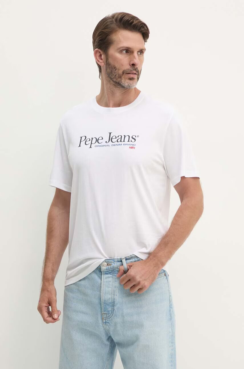 Pepe Jeans Памучна тениска ALBERT