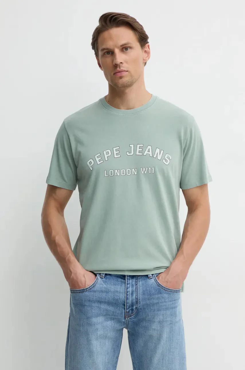 Pepe Jeans Памучна тениска ALDRIDGE