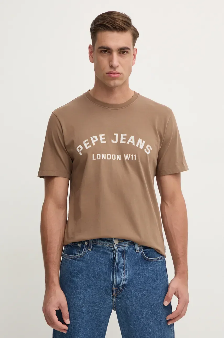 Pepe Jeans Памучна тениска ALDRIDGE