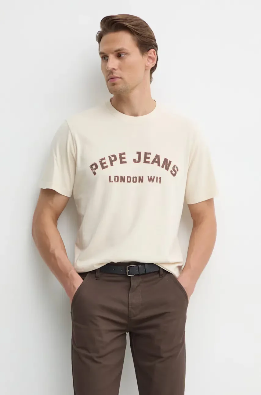 Pepe Jeans Памучна тениска ALDRIDGE