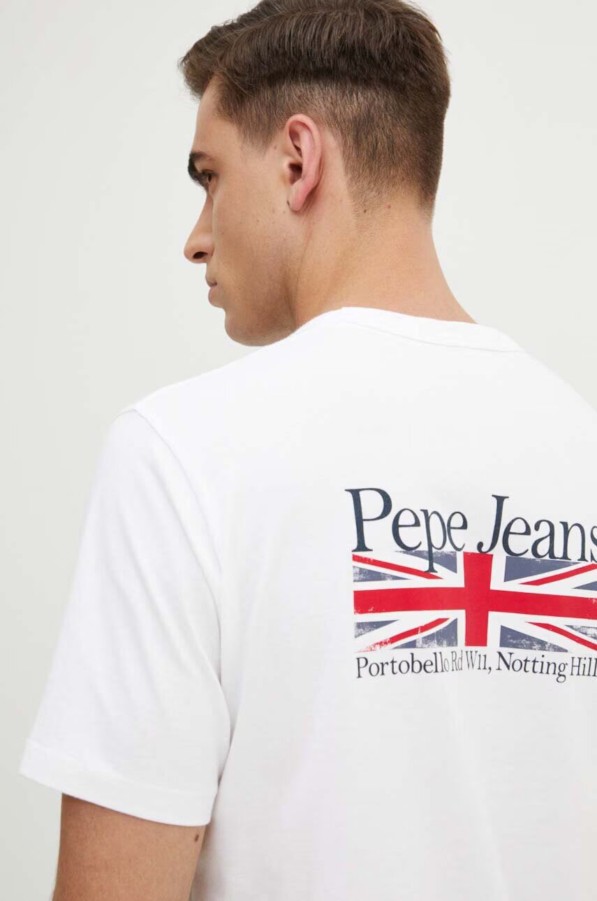 Pepe Jeans Памучна тениска ALFIE