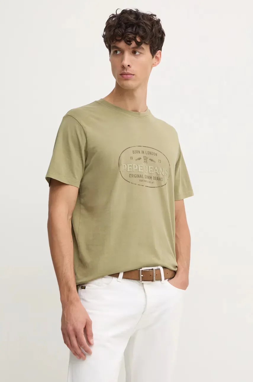 Pepe Jeans Памучна тениска ANDER
