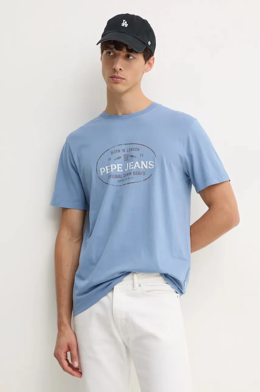 Pepe Jeans Памучна тениска ANDER