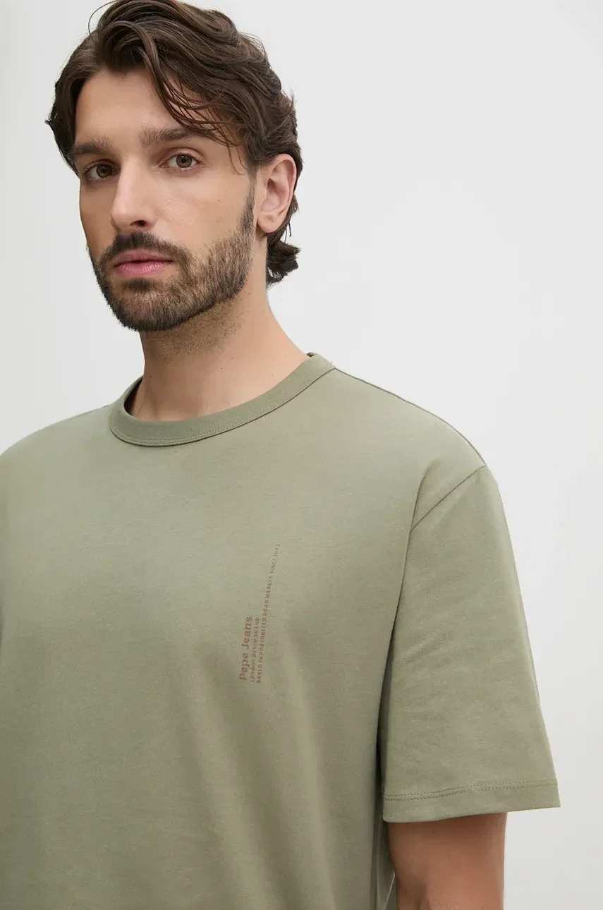 Pepe Jeans Памучна тениска ASTONE