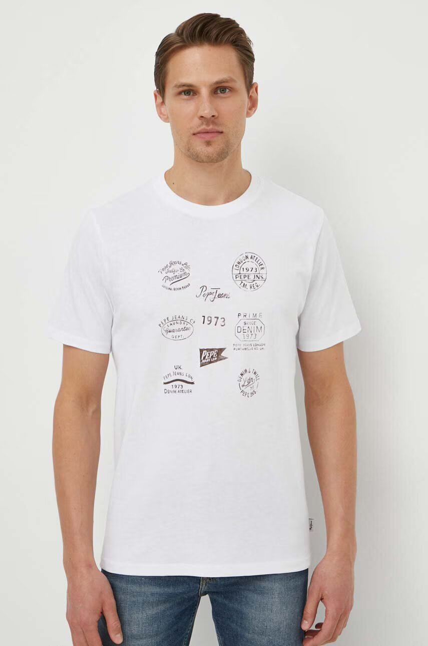Pepe Jeans Памучна тениска CHAY