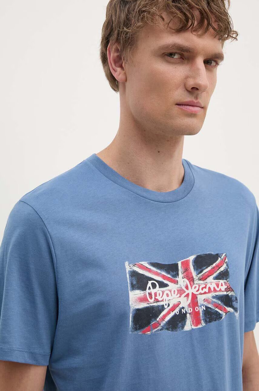 Pepe Jeans Памучна тениска Clag