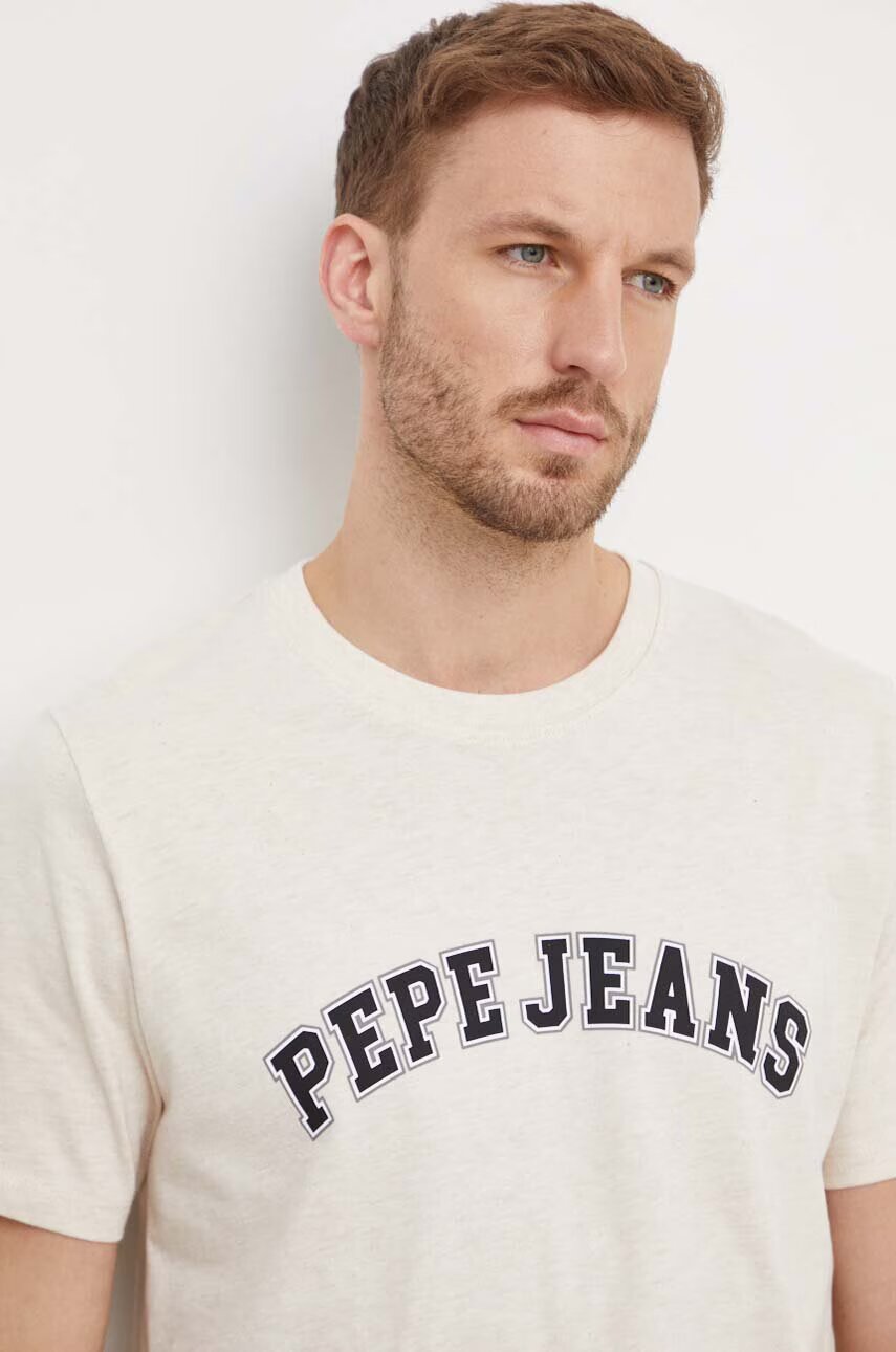 Pepe Jeans Памучна тениска CLEMENT