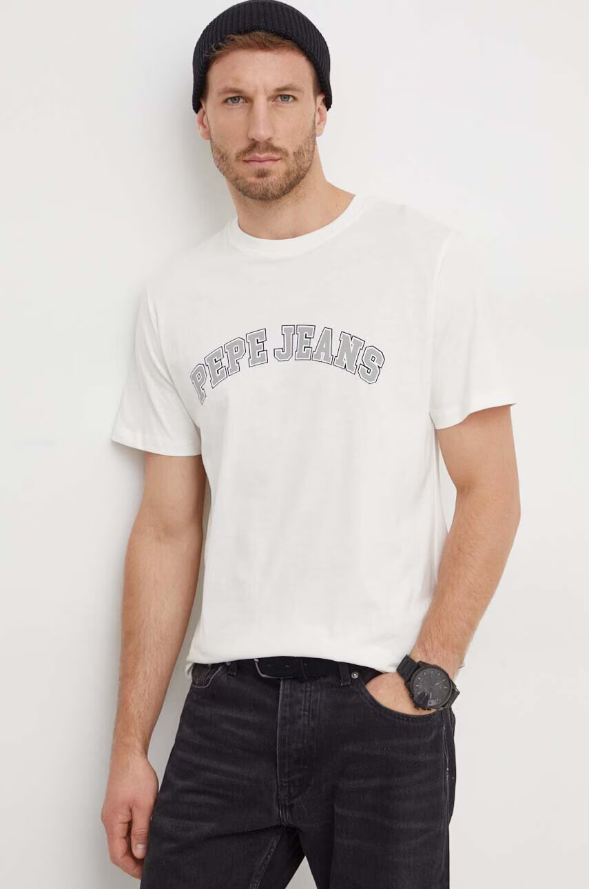Pepe Jeans Памучна тениска CLEMENT