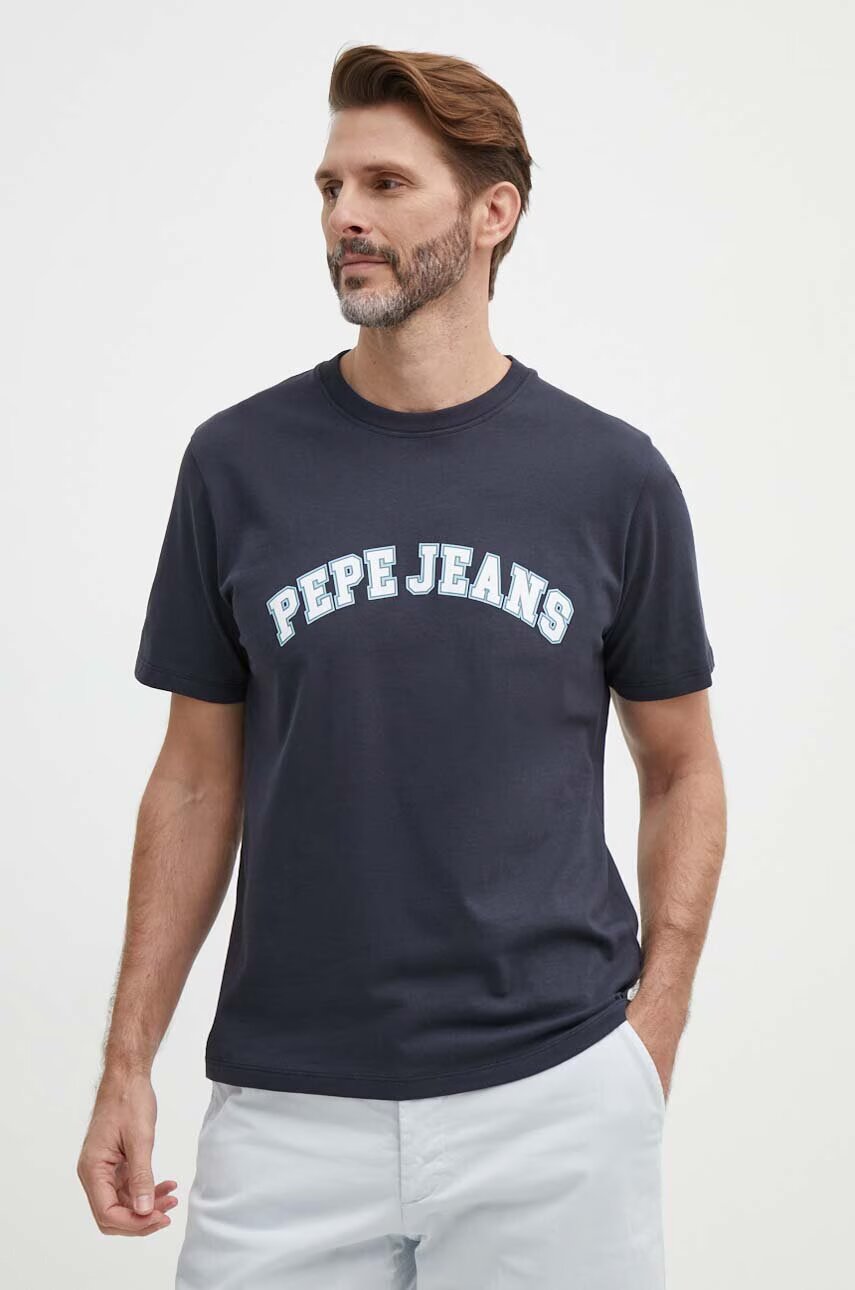Pepe Jeans Памучна тениска CLEMENT
