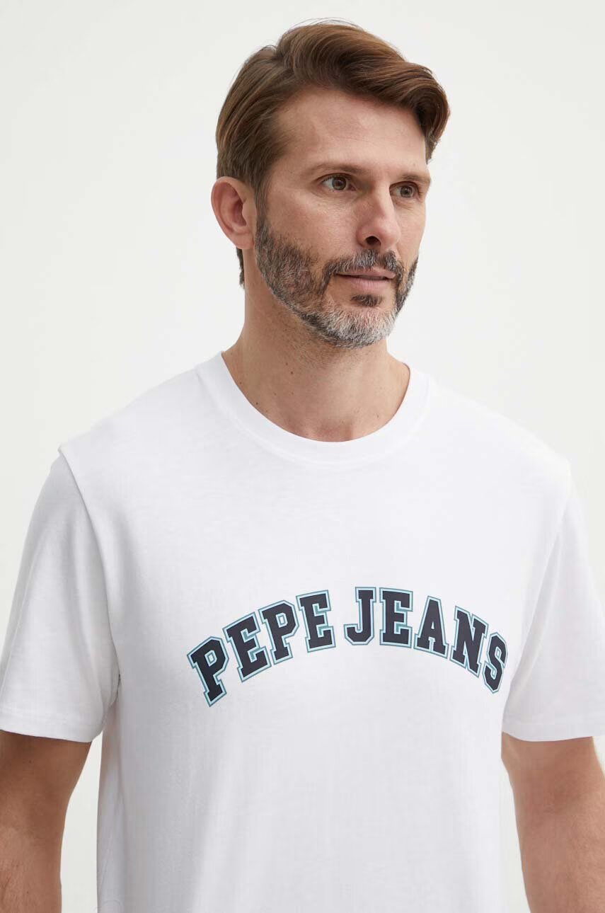 Pepe Jeans Памучна тениска CLEMENT