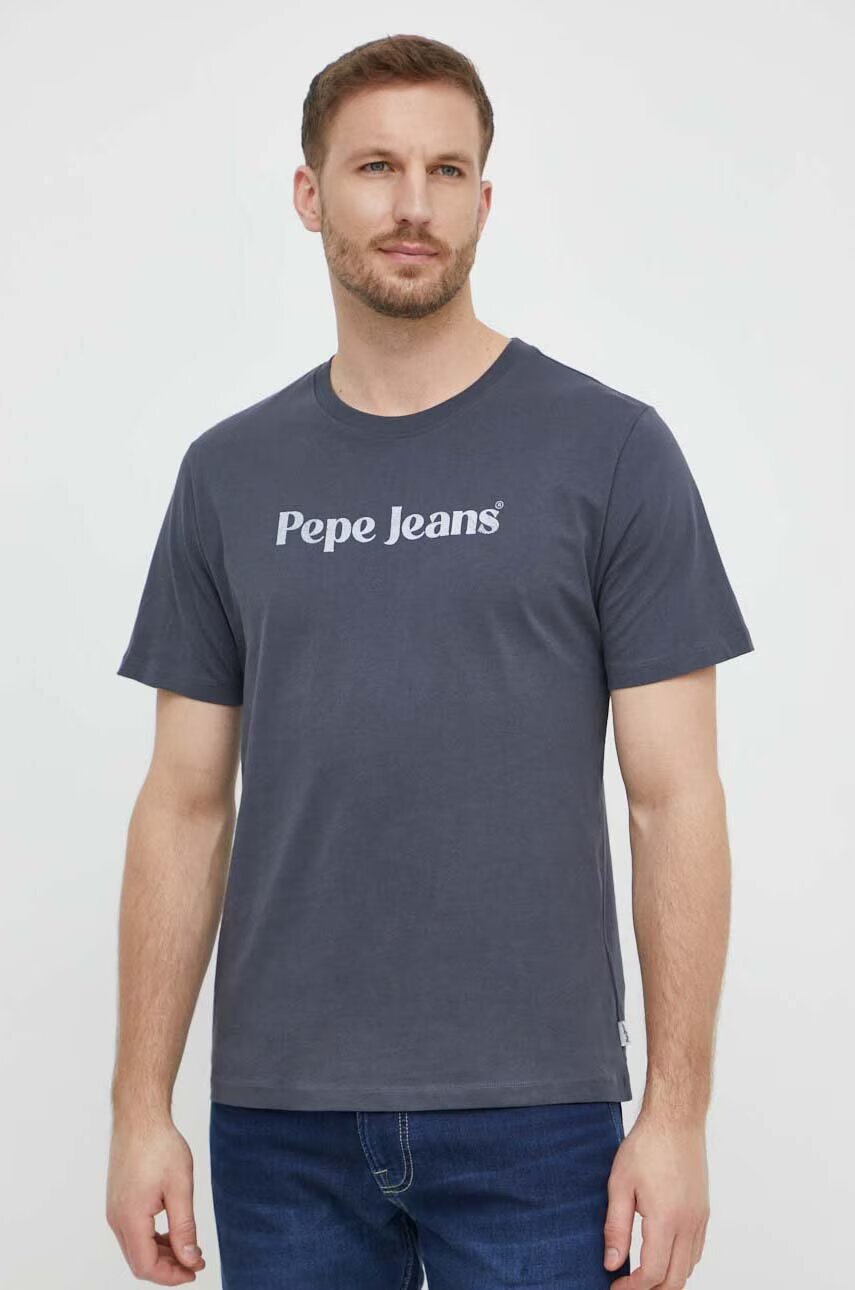 Pepe Jeans Памучна тениска CLIFTON