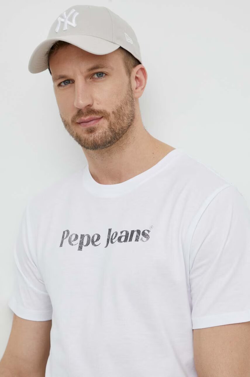 Pepe Jeans Памучна тениска CLIFTON