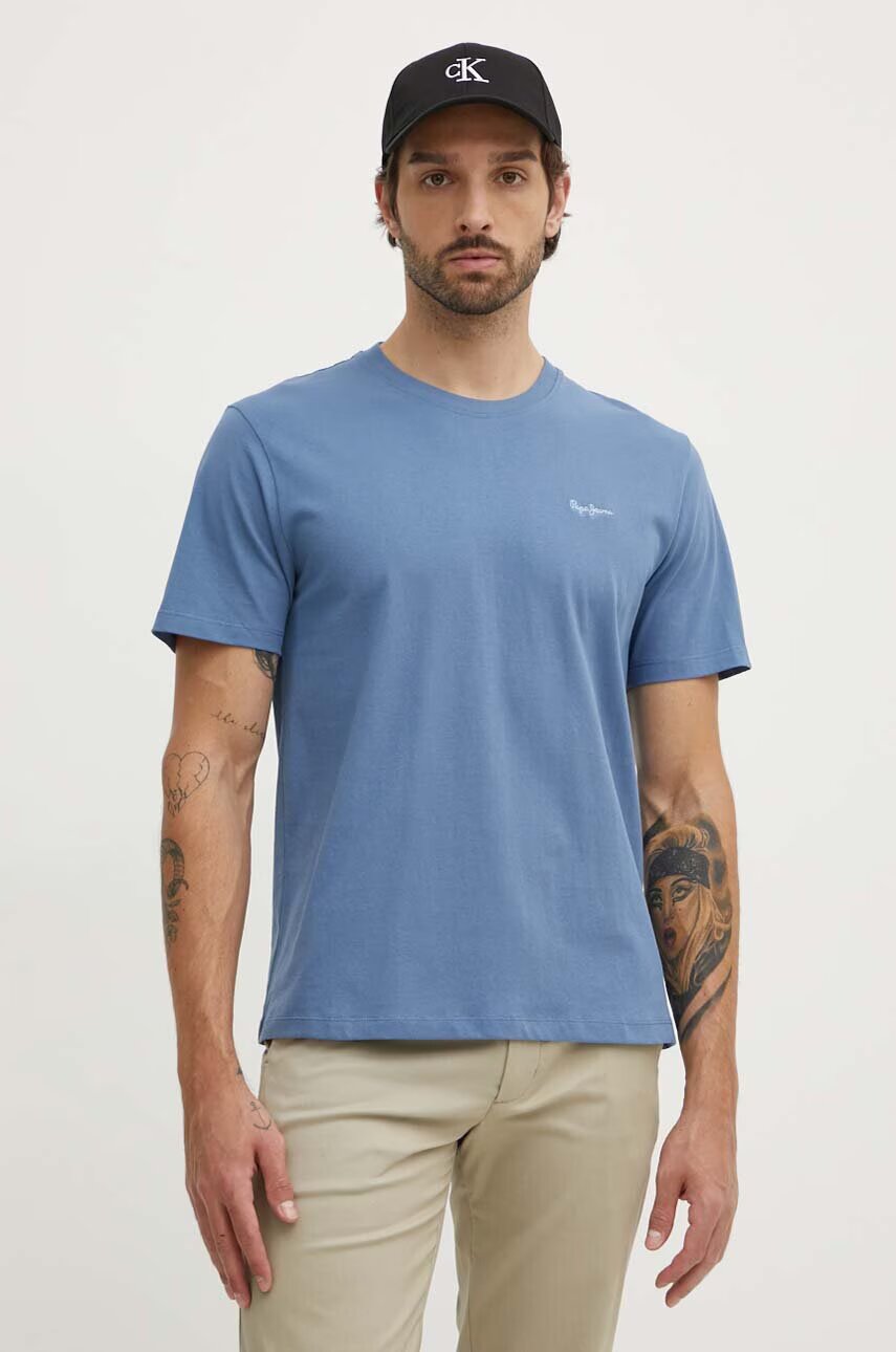 Pepe Jeans Памучна тениска Connor