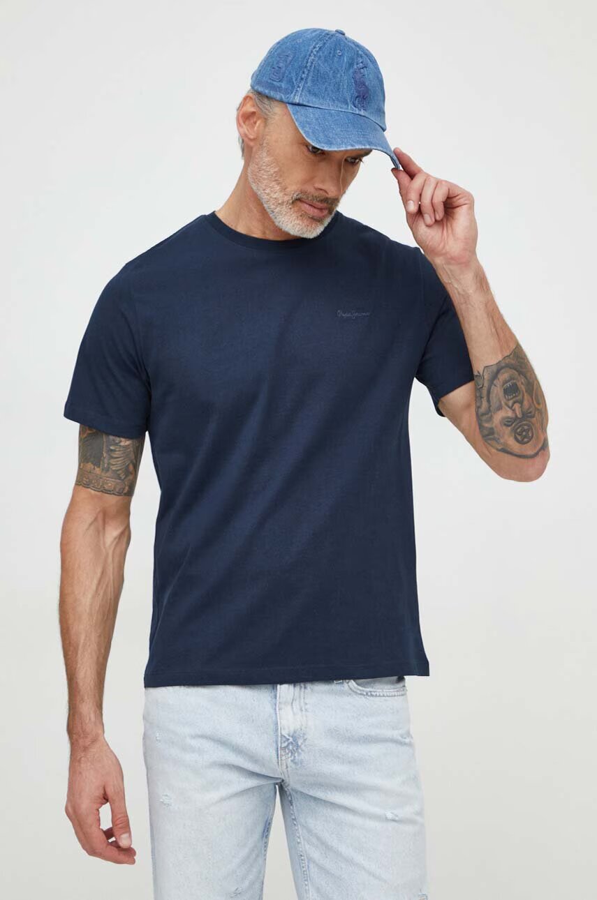 Pepe Jeans Памучна тениска Connor