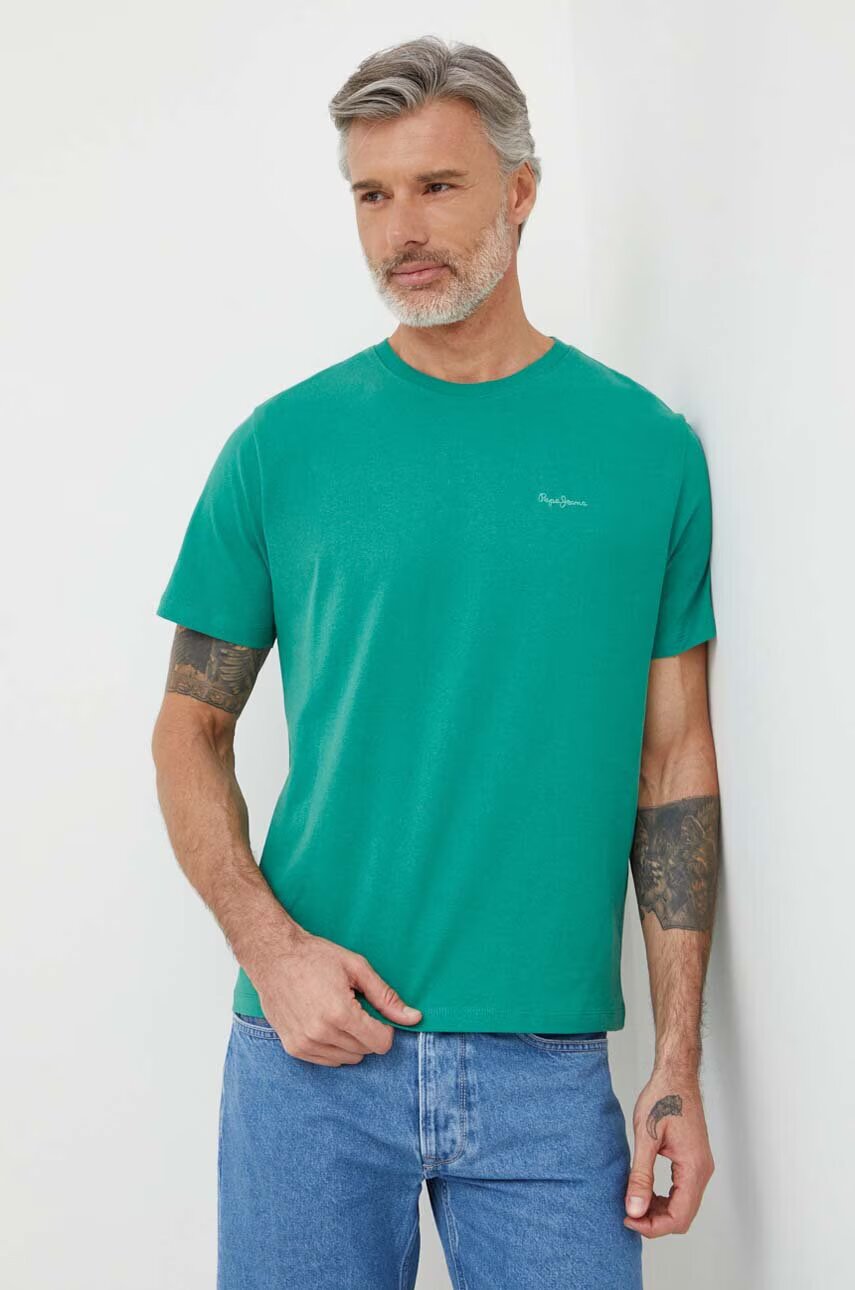 Pepe Jeans Памучна тениска Connor