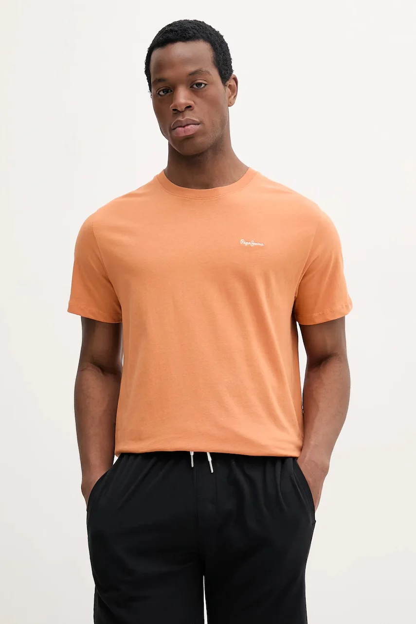 Pepe Jeans Памучна тениска CONTRAST CONNOR