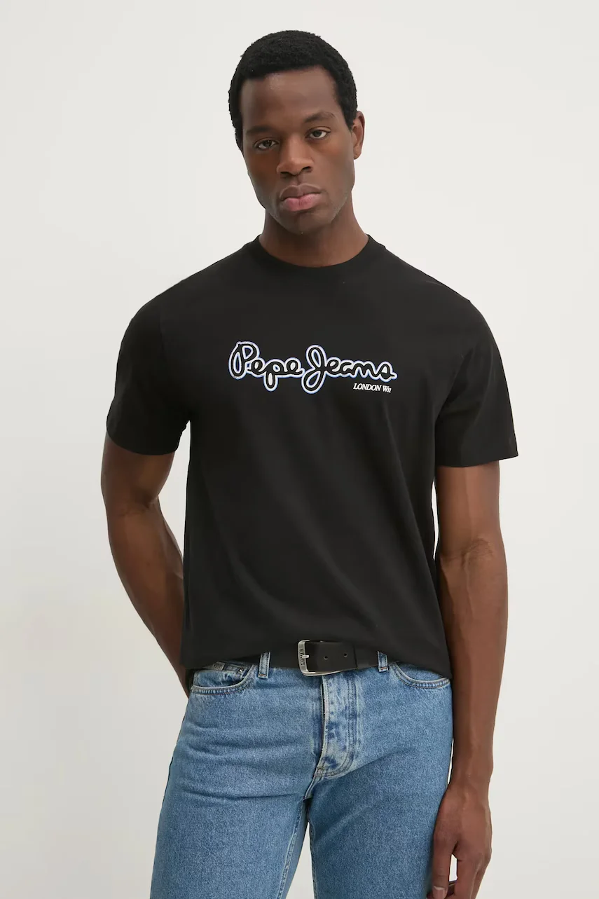 Pepe Jeans Памучна тениска DORIAN TEE
