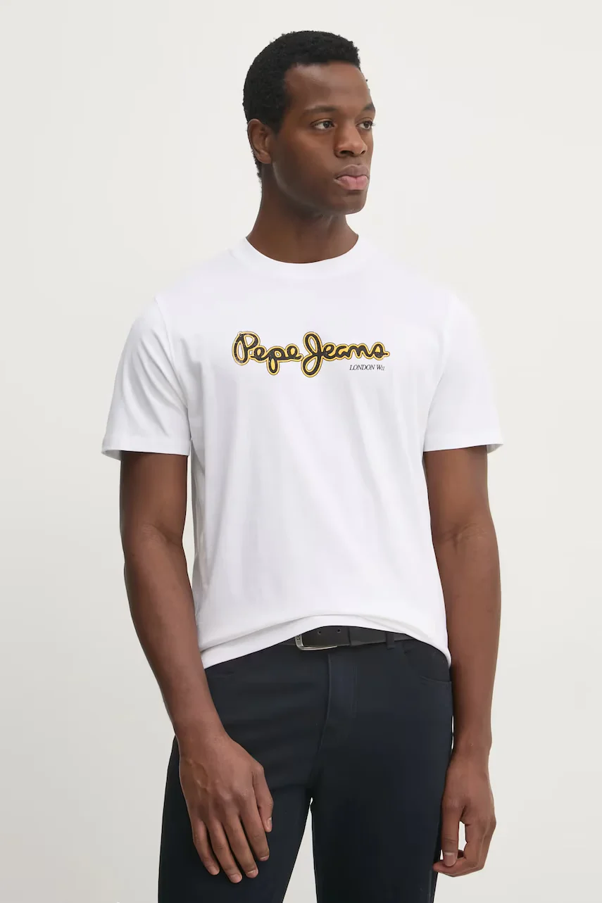 Pepe Jeans Памучна тениска DORIAN TEE