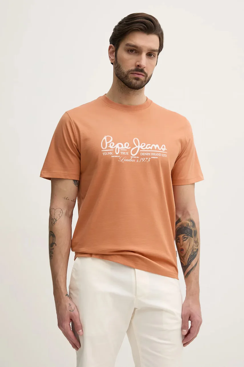 Pepe Jeans Памучна тениска DUMAS TEE