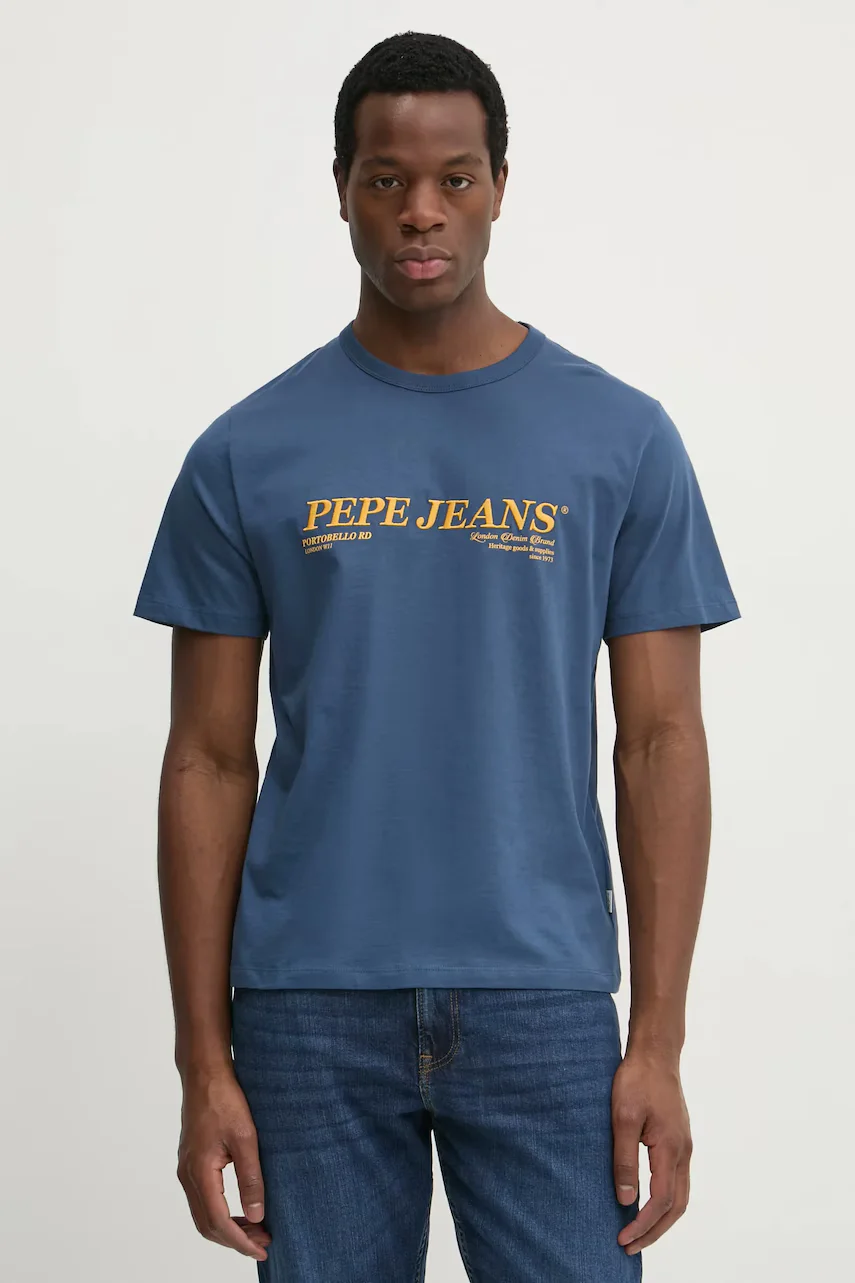 Pepe Jeans Памучна тениска DYLAN TEE