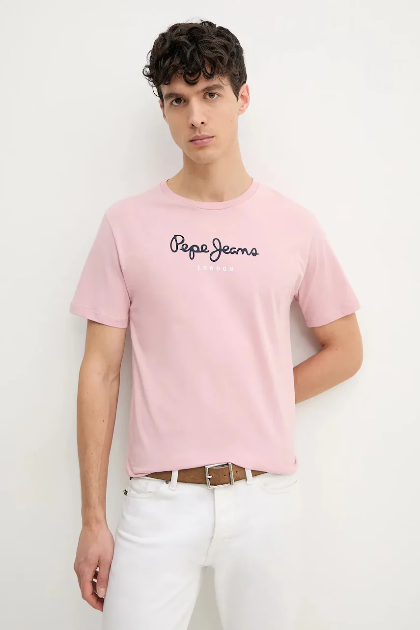Pepe Jeans Памучна тениска Eggo