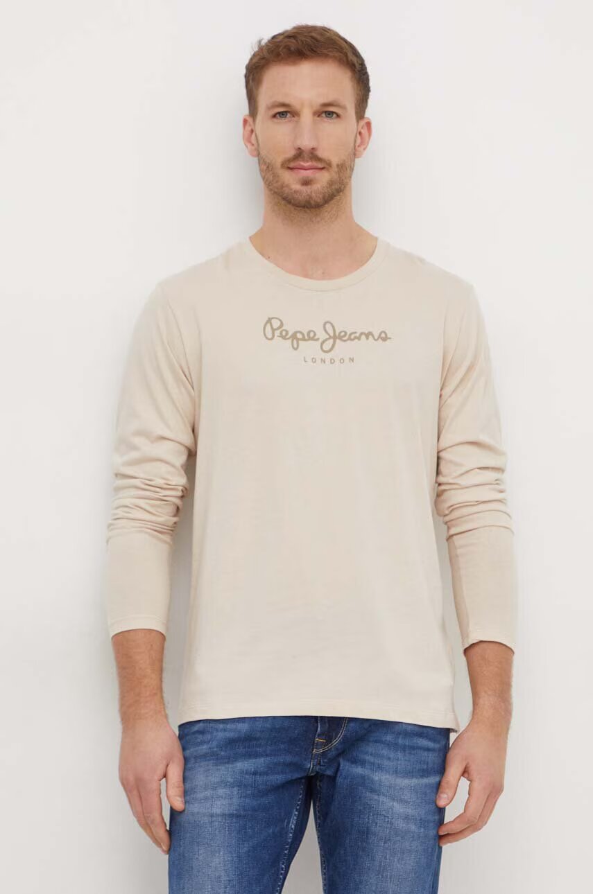 Pepe Jeans Памучна тениска Eggo LONG N