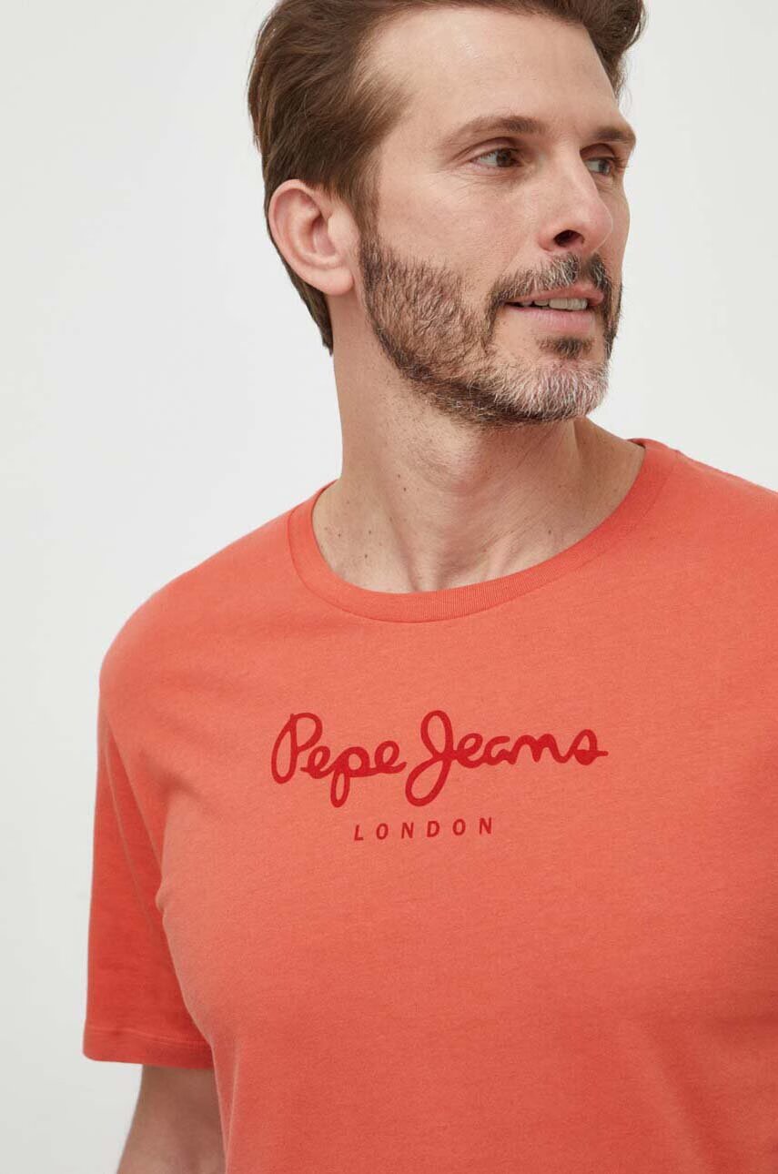 Pepe Jeans Памучна тениска Eggo N