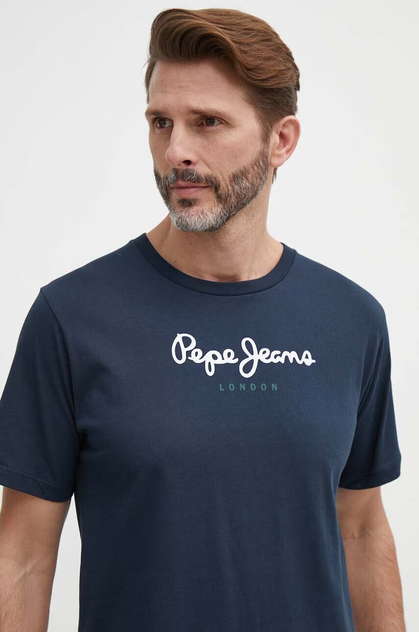 Pepe Jeans Памучна тениска Eggo N