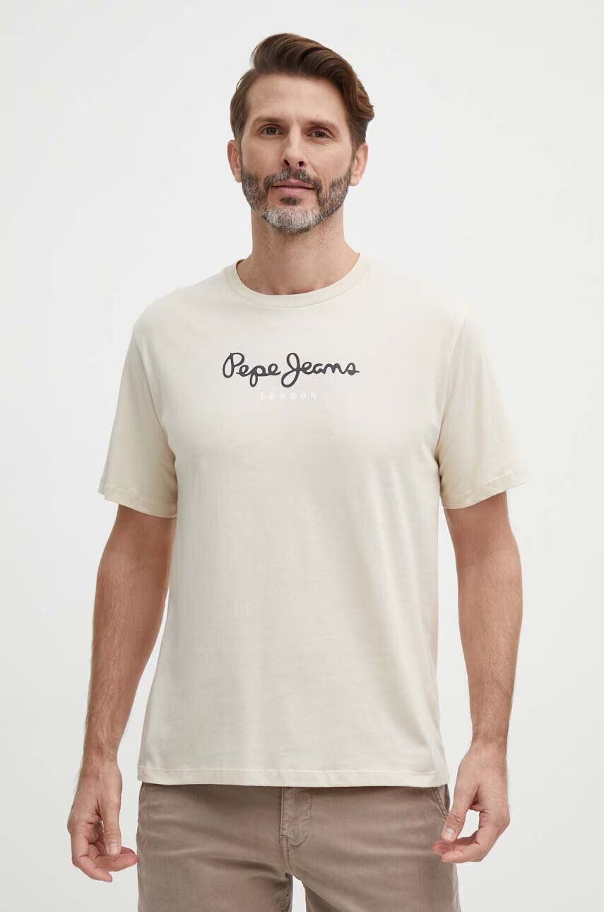 Pepe Jeans Памучна тениска Eggo N