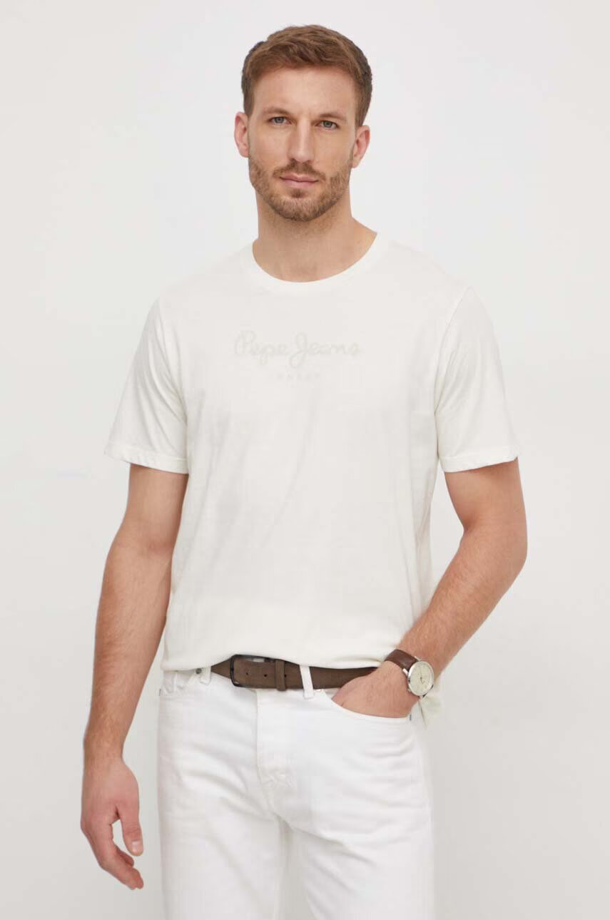 Pepe Jeans Памучна тениска Eggo N