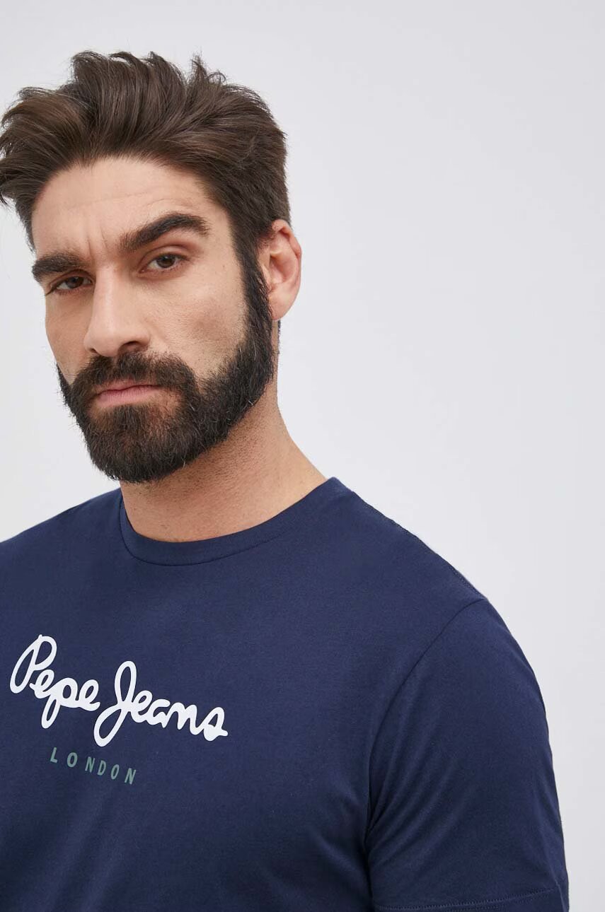 Pepe Jeans Памучна тениска Eggo N