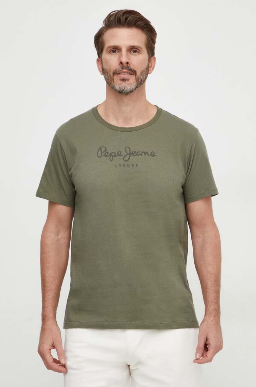 Pepe Jeans Памучна тениска Eggo N