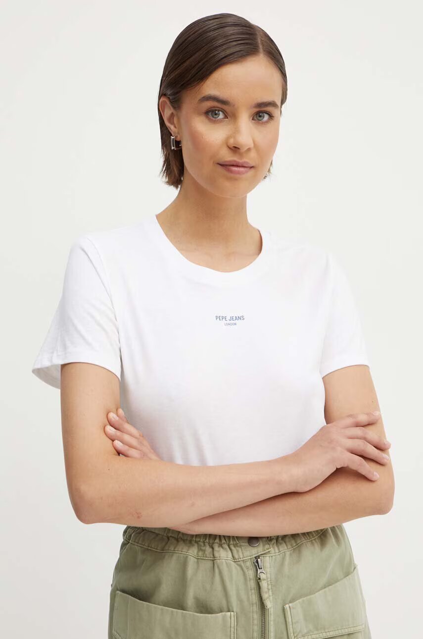 Pepe Jeans Памучна тениска EMILY