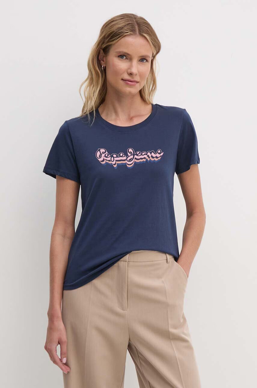 Pepe Jeans Памучна тениска ENARA
